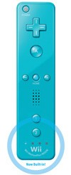 Blue Wiimote Plus w/ Motion Plus