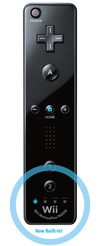 Black Wiimote Plus w/ Motion Plus