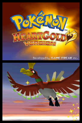 Pokemon HeartGold Title Screen