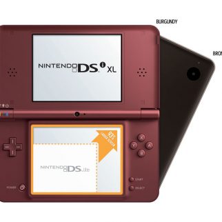 Nintendo DSi Burgandy Open