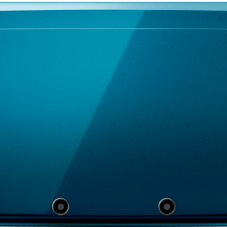 Blue Nintendo 3DS Closed Top View