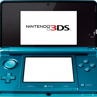 Blue Nintendo 3DS Open