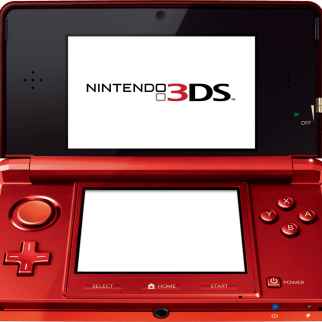 Red Nintendo 3DS Open