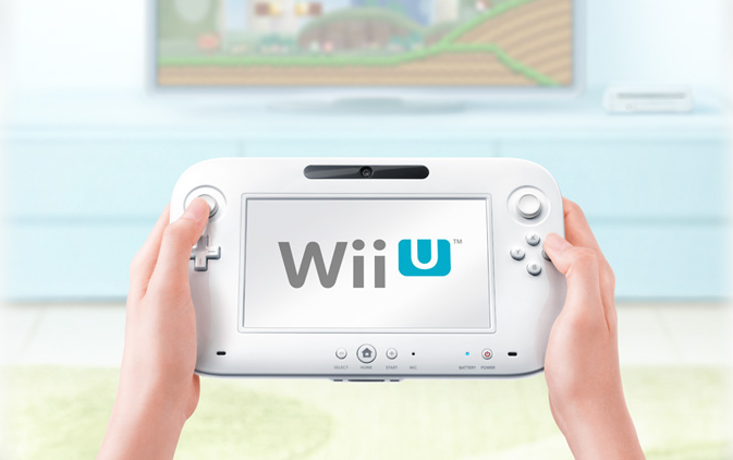 Nintendo Wii U Controller in hand