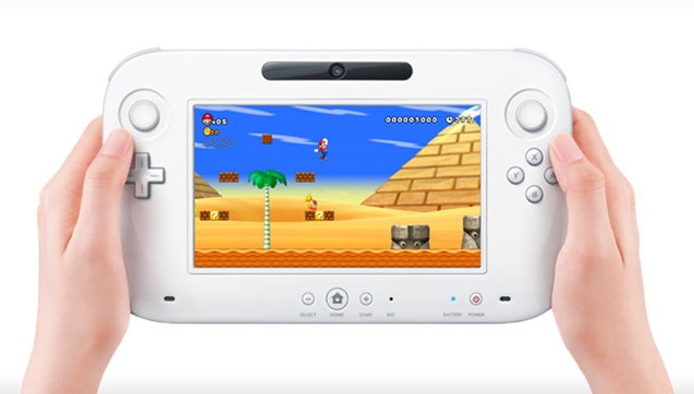 Nintendo Wii U Controller playing
