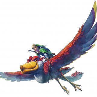 Link Riding Mysterious Bird