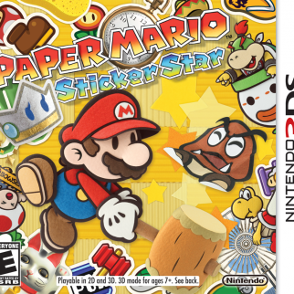 Paper Mario Sticker Star box art