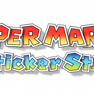 Paper Mario Sticker Star logo transparent