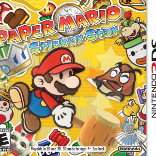 Paper Mario Sticker Star Box Art