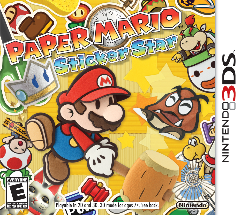 Paper Mario Sticker Star Box Art