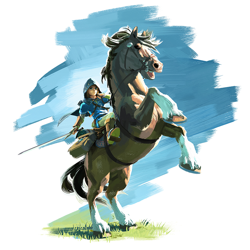 TLOZ_Link-Horse