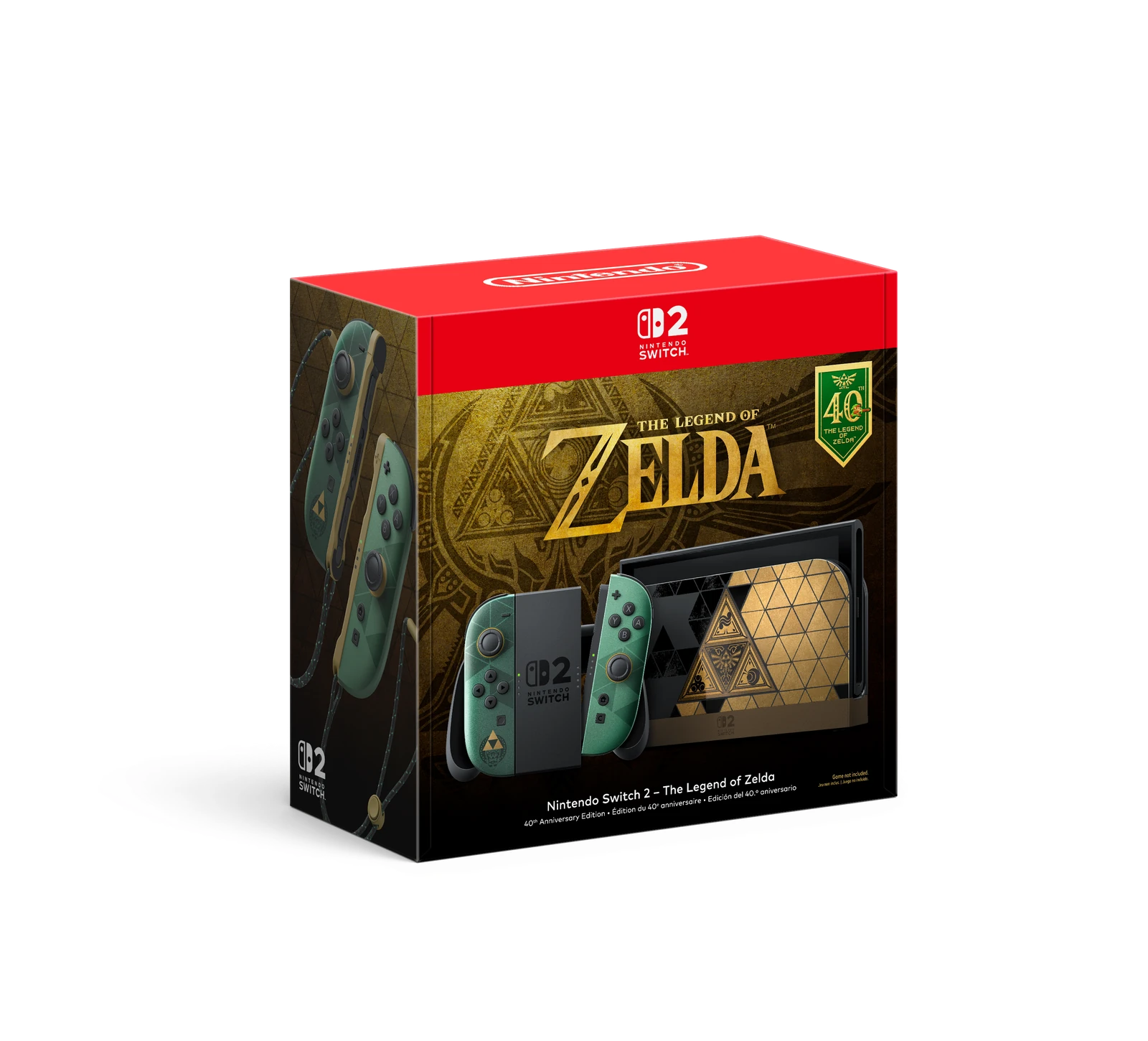 Nintendo Switch 2 The Legend of Zelda 40th Anniversary Edition box