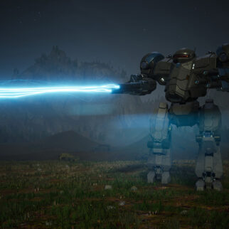 MechWarrior 5 Ashes and Ascension Nova Cat chassis render
