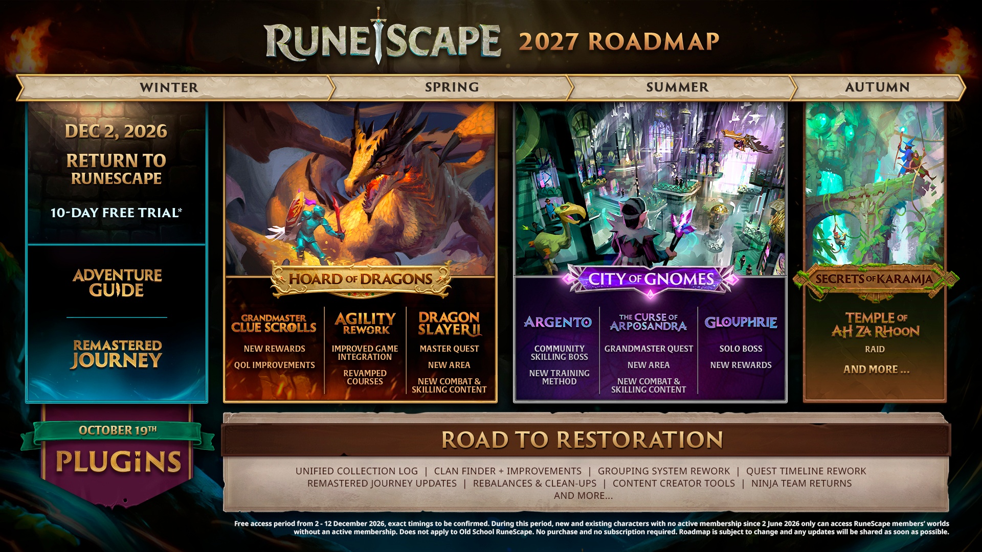 Jagex Cancels RuneScape Reignited, but the December 2 Free Trial Is Still On
