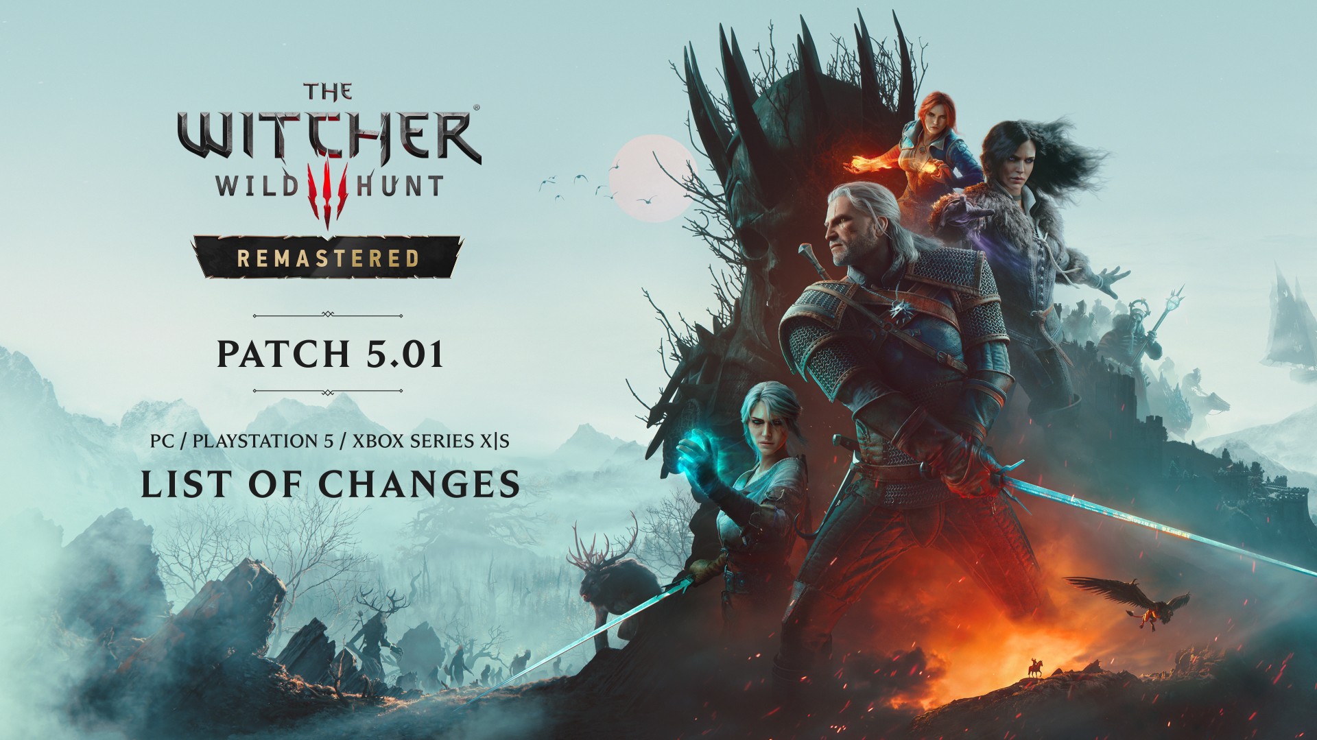 Witcher 3 Remastered Patch 5.01 Lets Console Players Turn Off Bloom