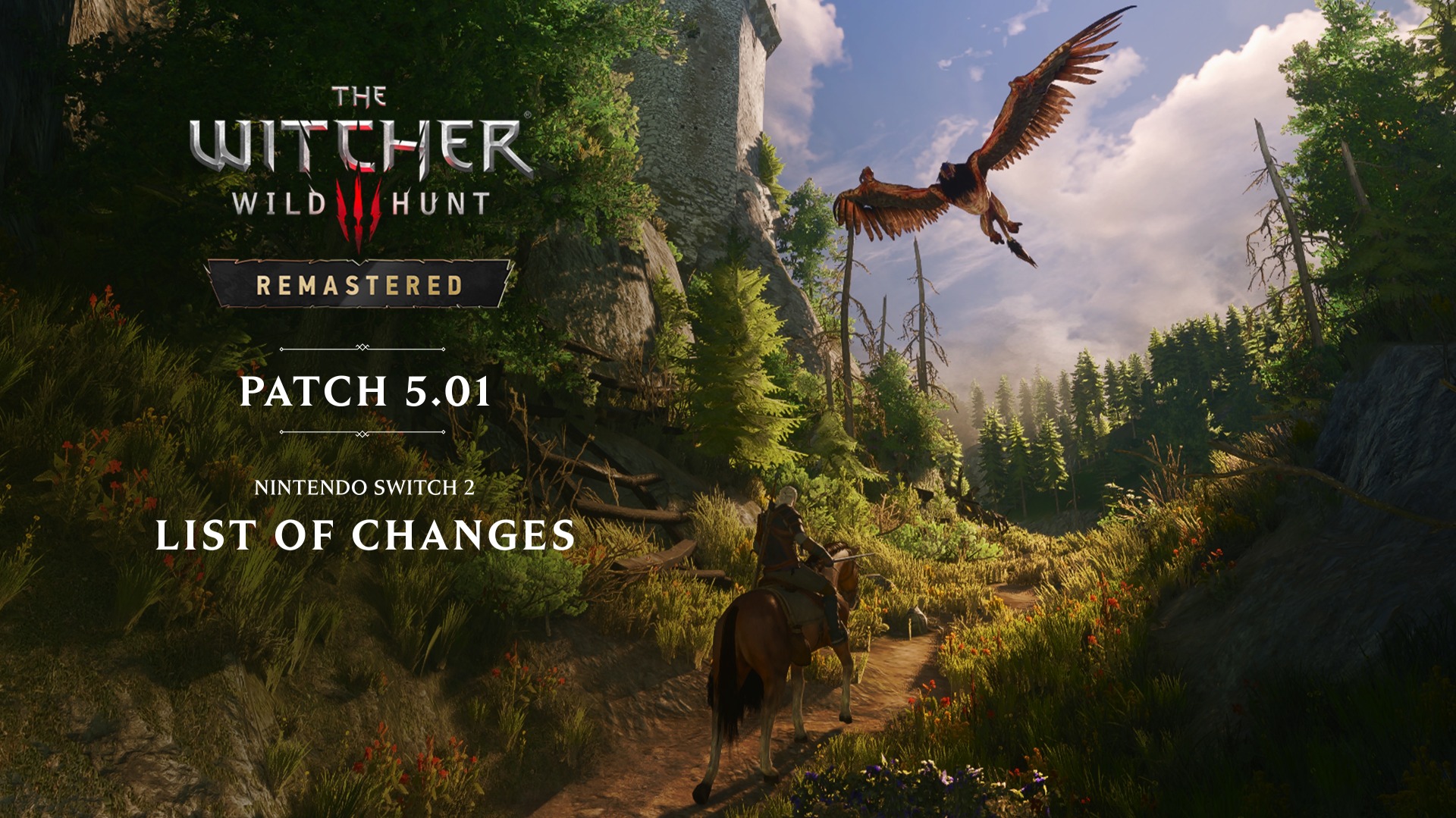 Witcher 3 Switch 2 Patch 5.01 Is Out With Sharper Visuals and a Bloom Toggle