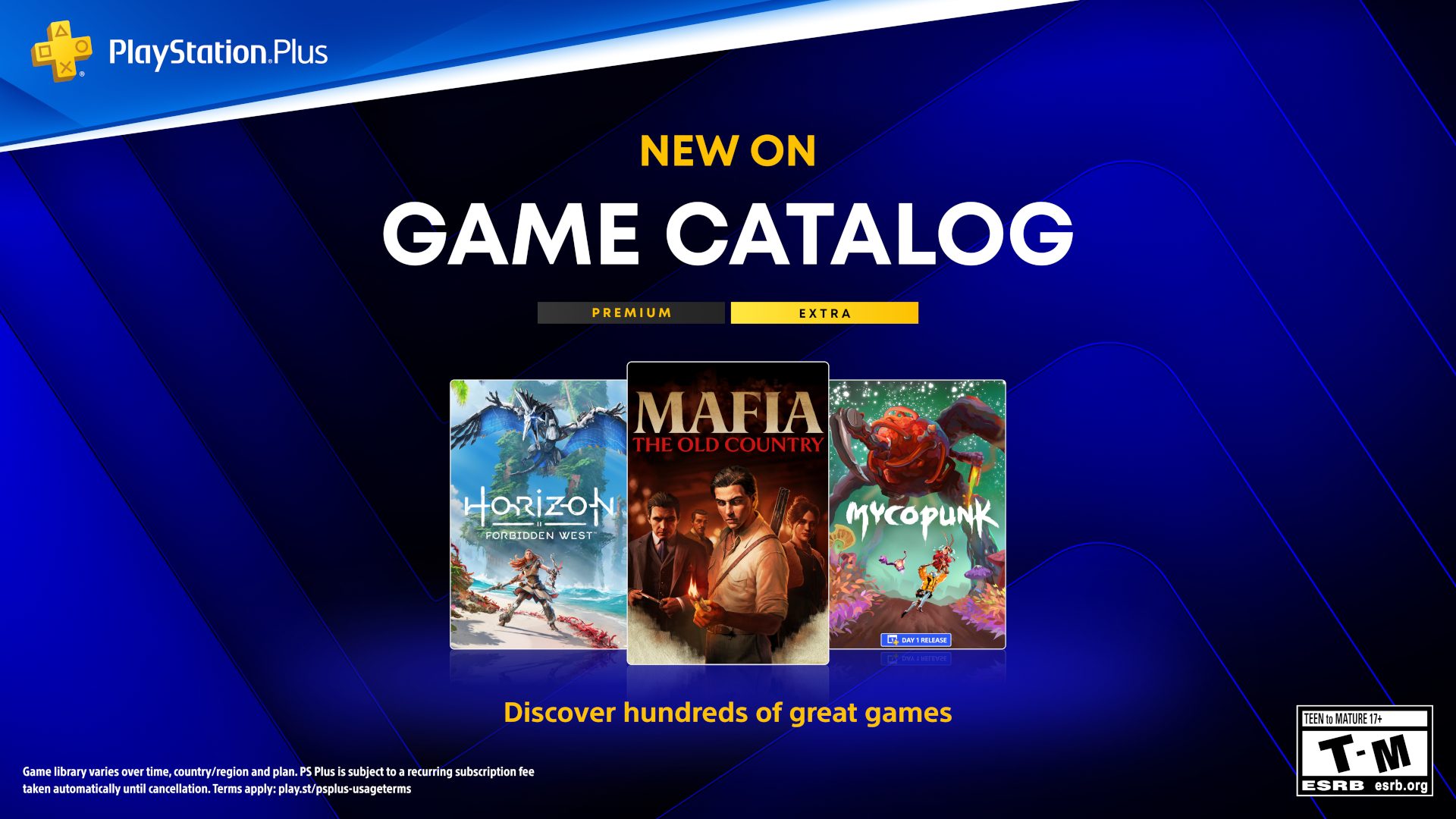 PlayStation Plus Game Catalog October 2026 Adds Mafia: The Old Country, Horizon Forbidden West, and Mycopunk