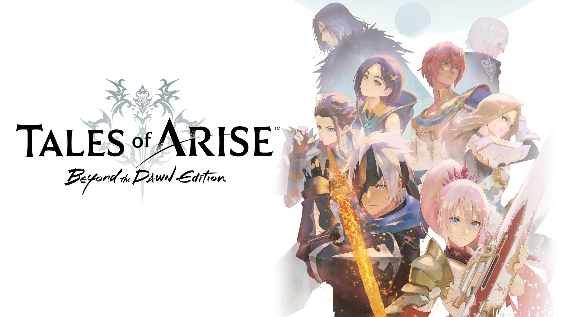 Tales of Arise Beyond the Dawn Edition key art of the main party