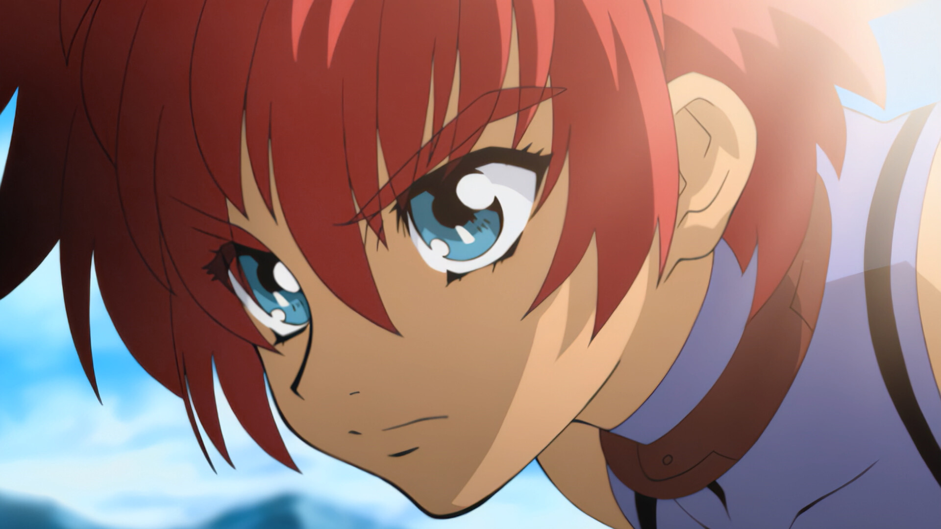 Reid close-up from the anime opening of Tales of Eternia Remastered