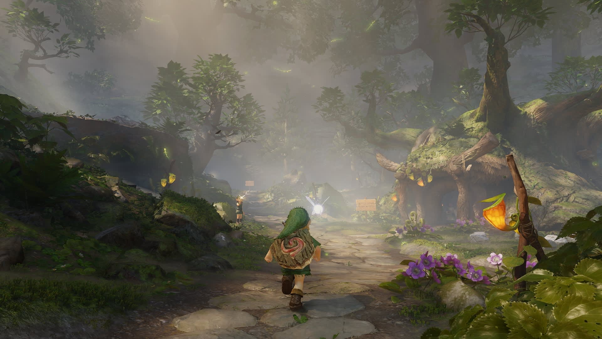 Ocarina of Time Switch 2 store screenshot of Hyrule exploration